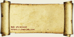 Milena Adamović vizit kartica